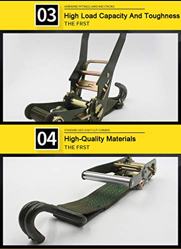 image for Ratchet Straps Heavy Duty, KOKITEA Ratchet Tie Down Straps-2 PK-13 FT-