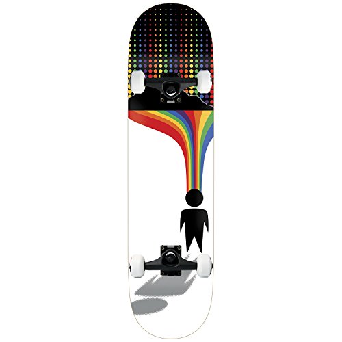 Alien Workshop Skateboard Complete Silver Lining Wht 8.25" B