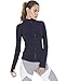Queenie Ke Women's Sports Define Jacket Slim Fit and Cottony-Soft Handfeel Size L Color Dark Navy