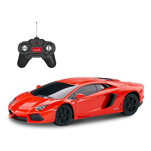 RASTAR RC Lamborghini Toy Car,Lamborghini Aventador LP700-4 Remote Control Car- 27MHz/40MHz, Orange (1/24)