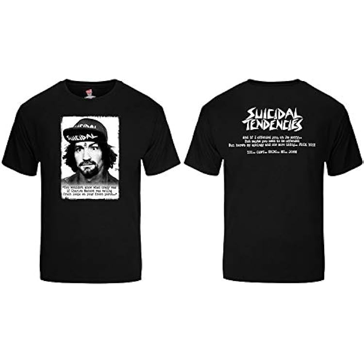 Amazon.com: Suicidal Tendencies Official Enjoy ST T-Shirt +