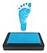 ReignDropBaby Baby Footprint Handprint Ink Pad - Create Impressive Keepsake Stamp - 100% Non-Toxic & Acid-Free Ink - Easy to Wipe/Wash Off Skin - Smudge Proof & Long Lasting Keepsakes (BLUE)