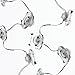 MUMENG String Lights Warm White 20 LEDs Lovely Cat Decoration Lighting Battery Power Fairy Light Easy Installment for Indoor Outdoor Wedding Festoon Party