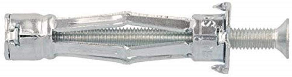 Molly M11006-XJ Metal Expansion Dowels with Screw m4, Grey, Set of 10