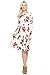 Reborn J Modest Shop LA MSLA7758 Floral Pleated Midi Dress With Pockets, Long Sleeve