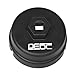 DEDC 64mm 14 Flute for Toyota Oil Filter Wrench for 1.8 Liter Prius,for Prius V, for Corolla,for Matrix,for Lexus CT200h, for Scion iM, iQ & xD -Black (1 Pcs)