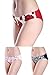 Wealurre Seamless Underwear Invisible Bikini No Show Nylon Spandex Women Panties(826m 1+floral)