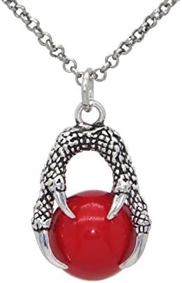 Gothic Biker Dragon Claw Pendant Necklace Harmony Bola Angel Caller 16mm Musical Sound Bell Chime Ball