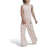 adidas Studio Lounge Fleece Jumpsuit Botanic Pink Melaange SM