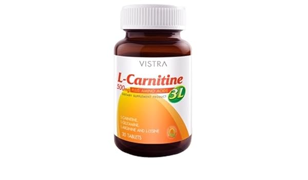 Amazon Com New Vistra L Carnitine 500 Mg Plus Amino Acids 3l 30