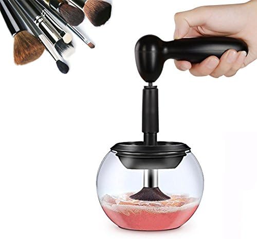 Makeup Brush Cleaner,Needobi Automatic Makeup Brush Cleaner Electronic Cleaning Machine Electric Dryer and Deep Clean Machine, Cleans &amp; Dries Makeup Brushes in Seconds