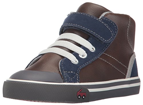 See Kai Run Boys Dane Sneaker Brown Leather M Desertcart