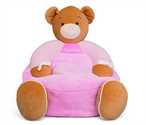 Kaloo Plume Pink Bear Sofa