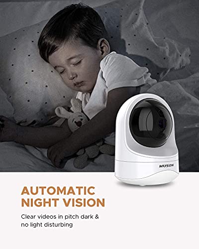 HD Überwachungskamera Innen, 1080P WLAN IP Kamera mit Nachtsicht, 2-Wege-Audio, Heimkamera mit Bewegungssensor für Haustier/Baby/Ältere