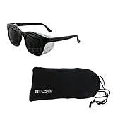Titus Retro Style IR Welding Safety Glasses (W/ Pouch, IR 5)