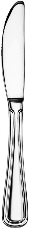 New Star Foodservice 58000 Slimline Pattern, 18/0 Stainless Steel, Dinner Knife, 9-Inch, Set of 12: Kitchen & Dining