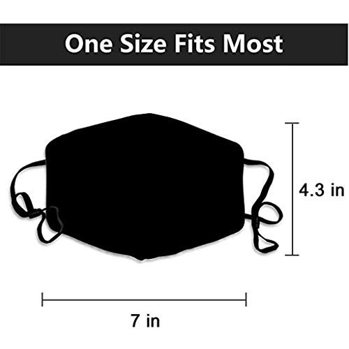 WFeieig Face Scarf Bandanas Mouth Protect Halloween Wind Dust Bandanas with 2PC Filters for Men and Women