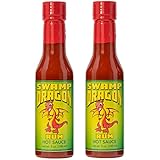 Swamp Dragon Rum Based Hot Sauce Contains No Vinegar (10 oz 2 pack)