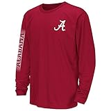 Youth NCAA Alabama Crimson Tide Long Sleeve Tee Shirt (Team Color)