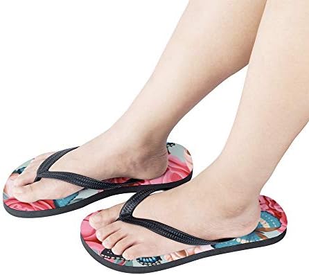 トングサンダル ビーチサンダル レディース シャワーサンダル 軽量 痛くない 歩きやすい 砂浜サンダル 花柄 蝶 メンズ ビーサン お洒落 カジュアル 海 プール 浴衣 B07yd785 1 100円