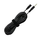Riqiorod 3.5mm Headset Extension Cable Cord, 20FT TRRS Male to TRRS Female Stereo Microphone Extender + TRRS to TRS Adapter, for iPhone, Headphones, Speakers, Tablets, PCs. Digital Camera