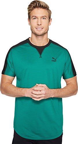 PUMA  Men's Luminous Tee Ultramarine Green/Black T-Shirt