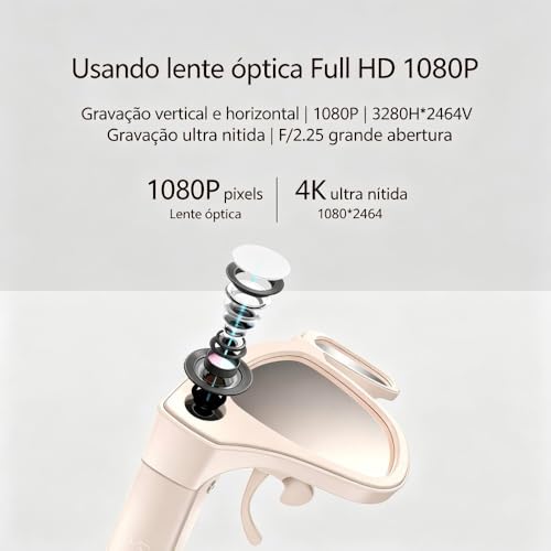 Óculos inteligentes XK One Pro, Câmera 1080P, Áudio de Orelha Aberta, Tradução IA, Bluetooth 5.4 e Estabilização para Filmagem em Primeira Pessoa