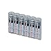 Storacell by Powerpax Slimline AAA Storage Container, Clear, Holds 6 Batteries (Not Included)