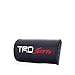 Car Accessory Warehouse TRD Sports Exclusive Logo Emblem 3D Black Soft Carbon Fiber Weave CF Neck Pillow Foam Cushion Pad Head Support Neck Rest Car Headrest