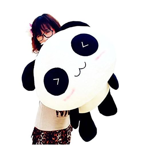 Generic Interesting Amazing 70 cm Cute Panda Pillow Soft Plush Toy Stuffed Smiling Lying Animal