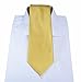 Men's Solid Color Microfiber NeckTie (Gold) #100-JJ