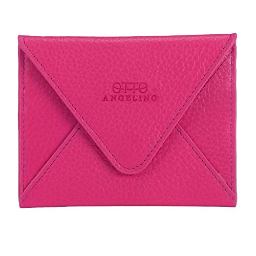 Otto Angelino Genuine Leather Credit Card Holder and Travel Wallet Envelope wit…