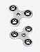 Spintoy Hand Spinner Fidget Toy,Pack of 2 (White,Grey:Glow in the Dark it's Green)