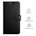 DOOGEE X20L case, KuGi ultra-thin MX style PU Cover + TPU Back Wallet stand Case For DOOGEE X20L smartphone (Black)