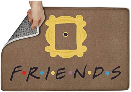 Hymanwasqhft Friends Tv Show Card Door Mats Non-Slip Indoor Door Mat 31"x19"