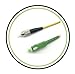 PacSatSales - Fiber Optic Patch Cable - Single Mode - SIMPLEX - OS1-9/125um (1M, FC to SC/APC)