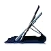 Fintie Rotating Case for iPad Mini 1/2/3 - 360 Degree Rotating Smart Stand, Auto Sleep/Wake - Navy