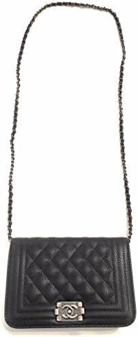 KC Luxury Cross Body Handbag Monogram Envelope Chain Shoulder Bag Black Handbag