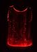 EDMPlug Men's Holy Threads, White Fiber Optic Tank Top, Lights Up, Medium