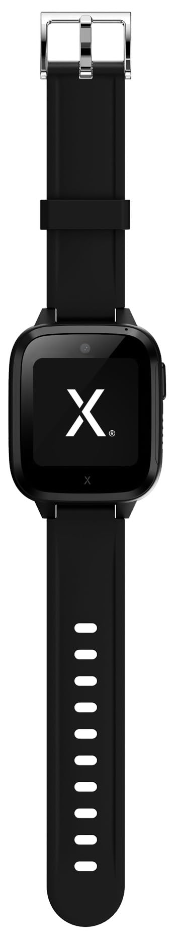 XPLORA Kidzi - Watch Phone for children 4G - Calls, Messages, Kids School Mode, SOS function, GPS Location, Camera and Pedometer - Including 3 months free subscription (BLACK)