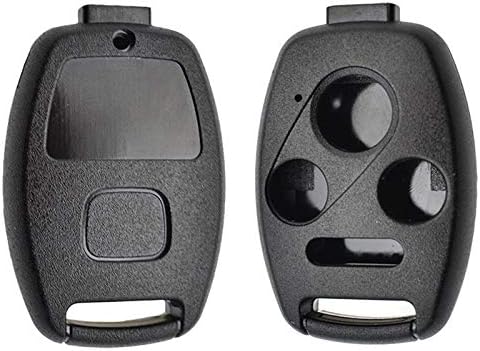 4 Buttons Car Key Replacement Remote Key Cover Shell For Honda Accord Civic CR-V CR-Z Insight Pilot Odyssey Crosstour Ridgeline Fob Case Key Repair Kit No Blade