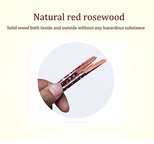 Youmi Japanese Natural Wood Chopstick Set Reusable Classic Style Chopsticks 5 Pairs Gift Set - Thumbnail 4