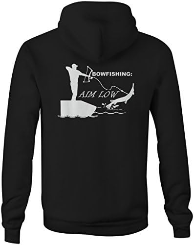 Bowfishing Aim Low Fishing Boating Archery Lights Full Zip Sweatshirt - Large