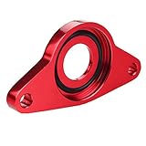 Dewhel BLOW OFF VALVE BOV SSQV SQV ADAPTER For Subaru WRX STI 02-07 IMPREZA STI 08-12 Color Red