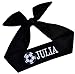 Soccer TIE Back Moisture Wicking Headband Personalized with The Embroidered Name of Your Choice