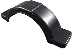 predolo Trailer Fender, Trailer Wheel Mudguard, Impact Proof Replaces Part for 14in Diameter Wheels Yacht Accessory