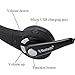 Bluetooth Trucker Headset,TURN RAISE Bluetooth headset with microphone,Hand Free Wireless Headphone for IOS & Android Cell Phones,Call Center,Skype