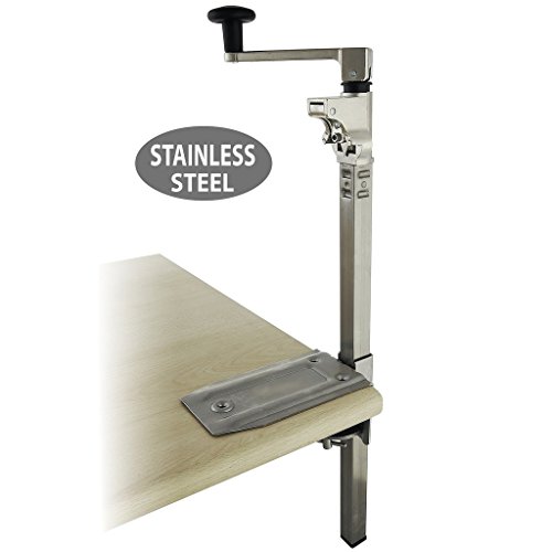 image for BOJ Commercial Grade Manual Can Opener with Angled Bar (Stainless Stee