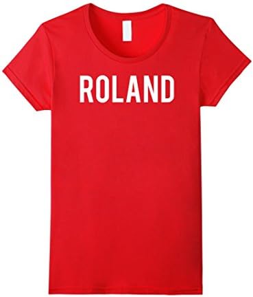 Womens Roland T Shirt - Cool new funny name fan cheap gift tee XL Red