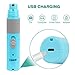 keepwe Pet Nail Grinder Electric Paw Trimmer Clipper Portable & Rechargeable Gentle Painless Paws Grooming Trimming Shaping Smoothing Ultra Quiet pet Nail Grinder (Blue)